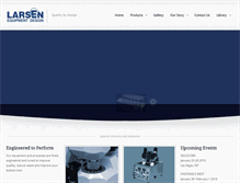 Tablet Screenshot of larsenequipment.com